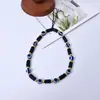 Colgante de Lentejuelas Rosa Fresco y Dulce Estilo Girly Cadena para Teléfono Móvil con Lazo Cordón con Lazo de Flor de Tulipán Colgante para Bolso