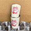 Vaso para Enjuague Bucal de Grado Alimenticio, Engrosado, Anticaídas, Pareja Linda de Acero Inoxidable, Vaso para Cepillo de Dientes Infantil, Vaso Simple, Vaso Creativo para Lavar