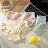 Calcinhas de Algodão Puro com Borda Franzida para Mulheres, Estilo Japonês Doce e Fofo, Cintura Média, Respiráveis, 100% Algodão, Forro Antibacteriano, Calcinhas para Jovens