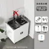 Fregadero de Cocina de Acero Inoxidable para Uso Doméstico, Fregadero Único Integrado para Unidad de Alquiler en Balcón, Gabinete Combinado Simple de Pie