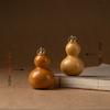 Colgante de Calabaza Pequeña Natural Artesanal, Llavero para Coche para Hombre y Mujer, Llavero Creativo de la Suerte y Seguro, Decoración para Bolso