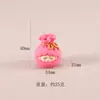 Bolsa de sueño de nube luminosa adorable resina hecha a mano accesorios DIY cadena para teléfono móvil llavero adornos para coche bolsa ciega parlante