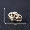 Nuevo producto transfronterizo: Cráneo de animal de cuervo, accesorios de decoración DIY para botellas ecológicas, paisaje en miniatura, pequeño adorno de escritorio