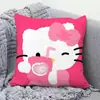 Almohada Hello Kitty Hallokitty Cojín Lindo de Dibujos Animados Corazón de Niña Cojín para Sala de Estar Sofá Oficina Almohada para Descanso de Almuerzo