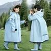 Impermeable infantil 2026 modelo nuevo con espacio para mochila, adecuado para niños y niñas, especialmente diseñado para la escuela, portátil para ciclismo al aire libre y senderismo