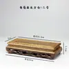 Base de Bonsái de Piedra Falsa Talla Madera de Ala de Pollo Base Rectangular Estatua de Buda Ceremonia del Té Adornos para Acuario Base Sólida de Madera y Piedra