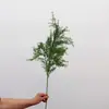 Hierba artificial neblinosa con escarcha, follaje de estilo natural, decoración del hogar, arreglos florales, decoración suave, plantas verdes al por mayor