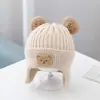 Sombrero de Bebé Recién Nacido para Otoño e Invierno Estilo Nuevo Gorro para Bebé Gorro de Lana Cálido Sombrero de Bebé Tejido para Niños