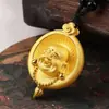 Vietnam banho de ouro de areia ouro real auspicioso Maitreya Buda boca sorridente sempre aberta proteção Buda colar e-commerce ao vivo fábrica atacado