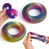 Cross Squishy Loopz Espiral Impresso em 3D Série Descompressor Mola Telescópica Conjunto Divertido Brinquedo Descompressão