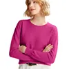 Nuevo Suéter de Punto de Cuello Redondo Otoño e Invierno para Mujer, Suéter Versátil y de Moda para Usar como Capa Base, Suéter Transfronterizo, Venta al por Mayor de una Pieza