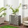 Frete grátis Caixa de flores retangular de PVC para pátio e varanda, vaso para plantio de vegetais, caixa de flores externa, vaso de flores para cerca