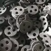 Algodones Redondos de Fibra Blanca y Negra para Fábricas Electrónicas, Algodones Limpiadores Absorbentes para Instrumentos de Precisión