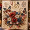 Pintura de Perlas de Amazon Transfronteriza Hecha a Mano DIY Pintura de Diamantes Diamante Completo Día de la Independencia Halloween Pintura Decorativa de Perlas