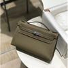 Bolsa 2022 Nova Swift Cowhide Generation Kelly Bolsa de Ombro Único Bolsa de Couro Casual Feminina de Alta Qualidade