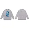Suministro Mayorista Transfronterizo de Marca de Moda de Comercio Exterior Sudadera Pesada de Cuello Redondo Chaqueta de Manga Larga Tiburón