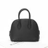 Mini Bolso Shell de Cuero Genuino, Bolso de Mano de Piel de Vaca de Capa Superior con Patrón Lichi, Bolso Pequeño Cruzado, Bolso de Hombro, Bolso de Mujer, Moderno y Versátil