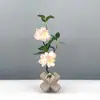 Decoración de Plato de Sashimi, Guarnición de Plato Frío para Catering de Hotel, Decoraciones de Flores y Hierbas de Plástico para Platos, Adornos Pequeños, Flor de Ciruelo de Invierno