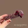 Presilha de Cabelo Triângulo com Laço Fofo Roxo Elegante e Sofisticado para Mulheres, Adequada para Franja e Fios Soltos, Acessório de Cabelo