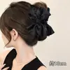 Pinza para el Cabello de Cinta Floral con Lazo para Mujer, Pinza de Tiburón para Cabello de Estilo Nuevo de Alta Gama 2025, Accesorio para el Cabello