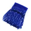 En stock 20cm hoja lentejuela fleco de borlas encaje accesorio de decoración de cortina para actuación en escenario DIY encaje