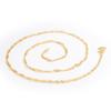 Cadena de Extensión de Moda Collar de Joyería de Oro de Imitación para Mujer Collar de Joyería para Mujer Collar de Cobre Joyería Collar de Ondas de Agua