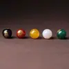Ágata Genuína Estampagem a Quente Cinco Caminhos para a Riqueza Deus Contas Soltas Pulseira Colar Acessórios de Joias DIY Contas Pedra de Jade Contas Soltas Feitas à Mão