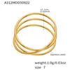 Miduoduo Super Flash 5A Zircón Anillo de Cola de Diamante Pequeño Anillo de Tres Piezas Acero Inoxidable Chapado en Oro de 18K Joyería Anillos Transfronterizos