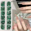 Acessórios de Nail Art Mini Pedras Strass Pequenas Ultra-Pequenas Acrílico Irregular com Fundo Plano Pedras Strass Tendência Celebriade da Internet Decoração de Unhas Pedras Strass