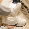 Novos Sapatos Outono/Inverno com Forro de Algodão, Superfície de Couro Quente, Impermeáveis, Confortáveis, Macios, Sapatos de Algodão para Casal, Casuais, Versáteis