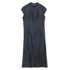 Nuevo vestido de verano elegante retro bordado con cuello alto, diseño holgado adelgazante, vestido cheongsam mejorado de Jacquard