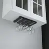 Estante Colgante para Copas de Vino Debajo del Gabinete Estante de Vidrio para Copas de Vino Estante Colgante para Copas de Vino Debajo del Gabinete Estante de Madera para Copas de Vino