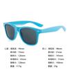 Wayfarer2140 Gafas de Sol con Bandera Estampada Sin Patillas, Gafas de Sol Polarizadas para Visión Nocturna, Estilo de Parasol de Moda