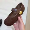 Zapatos Planos Bajos Estilo Francés Mary Jane para Mujer, Nueva Versión Coreana 2025, Zapatos Elegantes para la Noche, Mocasines