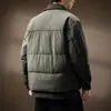 Chaqueta de Plumón Corta Ligera de Plumón de Pato Blanco Gama Alta para Hombre Invierno Nueva Gama Alta Cálida Ropa de Trabajo Chaqueta Camisa con Solapa