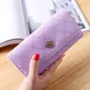 Nova carteira feminina grande capacidade bolsa de embreagem bolsa para celular bolsa para moedas de estudante bolsa longa de couro feminina bolsa para cartão