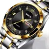 Reloj de Comercio Exterior Dropshipping Reloj para Hombre Reloj Impermeable para Hombre Reloj con Correa de Acero Reloj de Doble Calendario Reloj de Cuarzo Reloj de Moda Venta al por Mayor