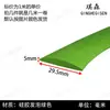 Espuma de Silicona Sólida Semicircular Roja Resistente a Altas Temperaturas Espuma Anti-Colisión Sello de Puerta de Gabinete Tira de Sellado Mecánico para Huecos Forma D