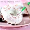 Juego de 12 piezas de alfileres para mezclar azúcar, alfiler de grafiti, alfiler para glaseado de galletas, alfiler para hornear DIY, alfiler para decoración de pasteles