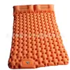 Colchão Inflável de Pressão Manual Rápida Estilo Acampamento ao Ar Livre Colchão Individual e Duplo Equipamento Portátil Estilo Acampamento Colchão à Prova de Umidade com Travesseiro