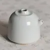Creativo pote de cerámica antigua en forma de gota de agua dispositivo de goteo cuatro tesoros de estudio estudiante Ru Kiln celadón pintura china suministros de caligrafía