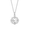 Collar Lingchuang S925 de plata esterlina con forma de oliva y perlas, de lujo, de alta gama, con un diseño original y nicho, con un toque explosivo.