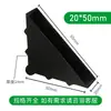 Protectores de Esquina de Plástico Triangulares para Prevenir Golpes, Tablas de Madera de Ángulo Recto, Marcos de Fotos, Vidrio de Puertas y Ventanas, Protectores de Esquina de Plástico Anticolisión, Embalaje