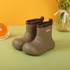 Botas de Chuva Infantis Ultraleves de Borracha e Plástico Modelo Novo 2024 para Crianças Pequenas e Mais Velhas, Botas de Chuva para Jardim de Infância, Sapatos de Água Antiderrapantes para Bebês, Atacado e Dropshipping