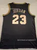 Spot Bulls Bulls #23 Camisa Jordan Logo Final Logo Champion Uniforme de Basquete Bordado Retro