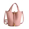 Yue Zi 2026 Outono Inicial Nova Bolsa Balde Portátil Versátil Simples Estilo Coreano Moda Casual Bolsa de Ombro Bolsa Transversal
