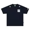 51 Camiseta de Algodão Puro com Manga Curta Estilo Hip-Hop Americano para Homens e Mulheres Retro Hiphop Casal Solta Gola Redonda Manga Curta
