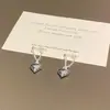 Pendientes de Borlas Corazón Dulce para Mujer, Elegantes Simples y de Moda, Pendientes Versátiles Colgantes Traseros, Tendencia de Pendientes Estilo Ins