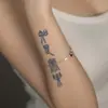 Pegatinas de Tatuaje de Contenido y Felicidad Herbales, Símbolos Artísticos, Pegatinas Personalizadas de Moda para Brazo y Muñeca, Fuente Mayorista