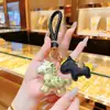 Año del Caballo Llavero Colgante de Oro Oro Puro 999 Hazte Rico al Instante Llavero de Mochila Coche Celebridad de Internet Pequeño Regalo